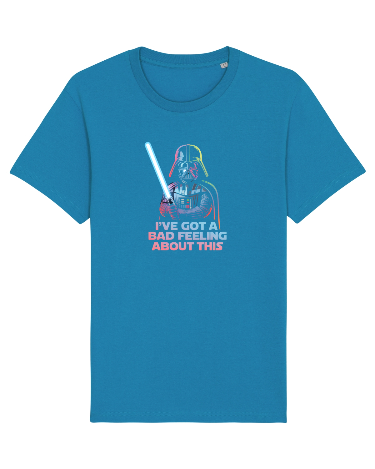 Tricou mânecă scurtă Unisex Rocker Azur