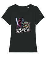 MAY THE 4TH BE WITH YOU  - Vader Tricou mânecă scurtă guler larg fitted Damă Expresser
