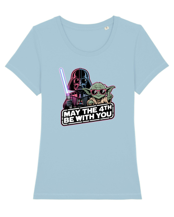 MAY THE 4TH BE WITH YOU  - Vader Sky Blue