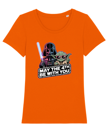 MAY THE 4TH BE WITH YOU  - Vader Bright Orange