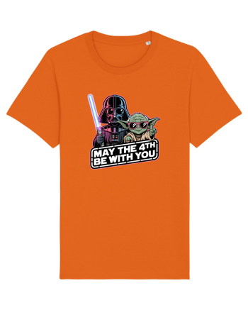 MAY THE 4TH BE WITH YOU  - Vader Bright Orange