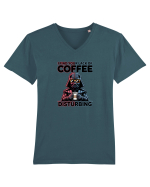 I FIND YOUR LACK OF COFFEE DISTURBING - Vader Tricou mânecă scurtă guler V Bărbat Presenter