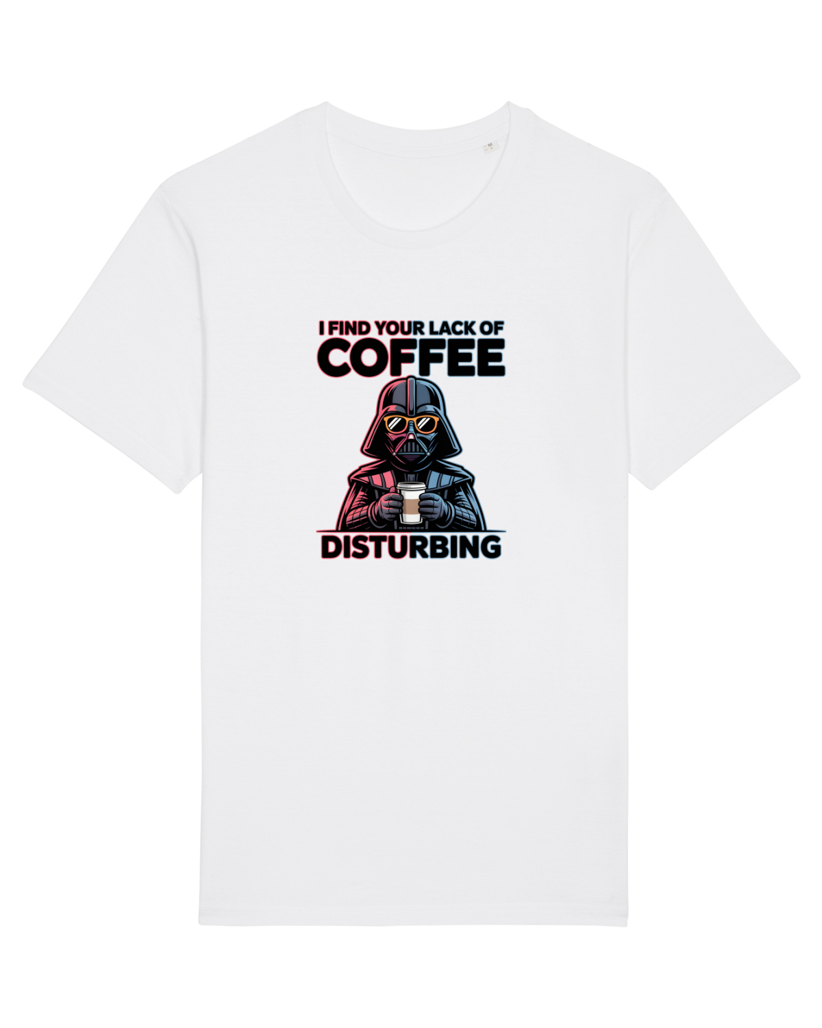 Tricou mânecă scurtă Unisex Rocker White