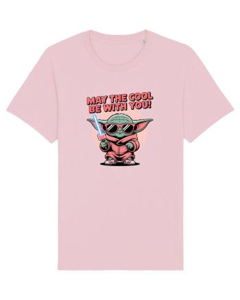 MAY THE COOL (not the Force) BE WITH YOU - Yoda Cotton Pink