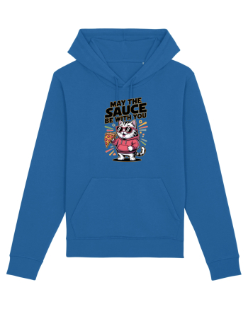 MAY THE SAUCE (not the Force) BE WITH YOU - Yoda Pisica & pizza Royal Blue