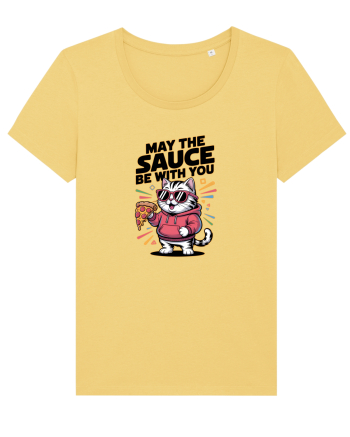 MAY THE SAUCE (not the Force) BE WITH YOU - Yoda Pisica & pizza Jojoba