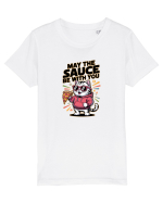 MAY THE SAUCE (not the Force) BE WITH YOU - Yoda Pisica & pizza Tricou mânecă scurtă  Copii Mini Creator