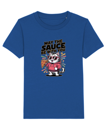 MAY THE SAUCE (not the Force) BE WITH YOU - Yoda Pisica & pizza Majorelle Blue