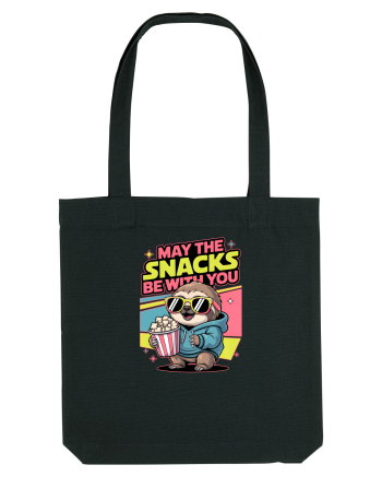 MAY THE SNACKS (not the Force) BE WITH YOU - Yoda Lenes & Popcorn Black