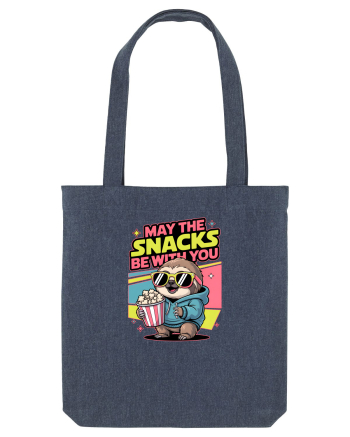 MAY THE SNACKS (not the Force) BE WITH YOU - Yoda Lenes & Popcorn Midnight Blue