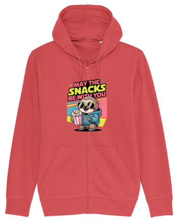 MAY THE SNACKS (not the Force) BE WITH YOU - Yoda Lenes & Popcorn Carmine Red