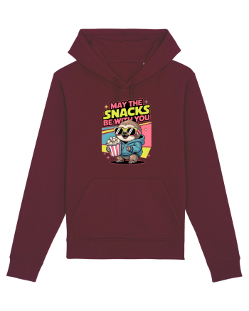 MAY THE SNACKS (not the Force) BE WITH YOU - Yoda Lenes & Popcorn Burgundy