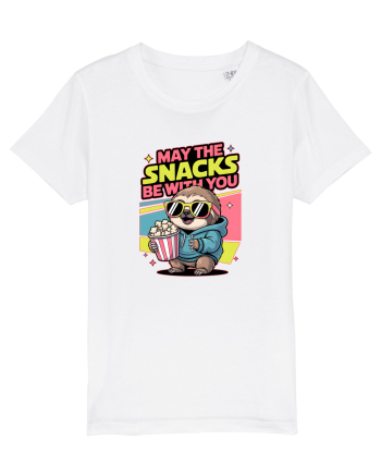 MAY THE SNACKS (not the Force) BE WITH YOU - Yoda Lenes & Popcorn White
