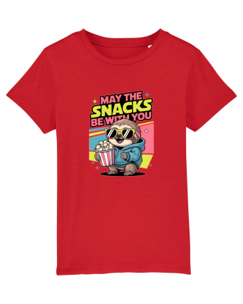 MAY THE SNACKS (not the Force) BE WITH YOU - Yoda Lenes & Popcorn Red