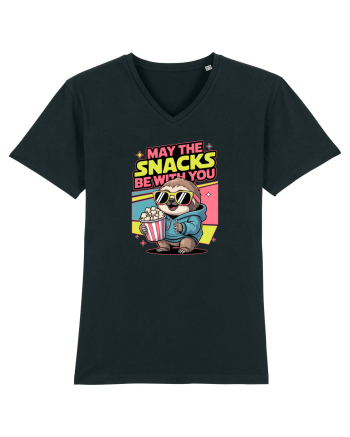 MAY THE SNACKS (not the Force) BE WITH YOU - Yoda Lenes & Popcorn Black