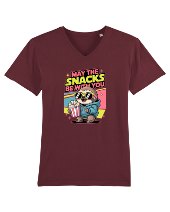 MAY THE SNACKS (not the Force) BE WITH YOU - Yoda Lenes & Popcorn Burgundy