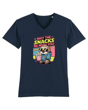 MAY THE SNACKS (not the Force) BE WITH YOU - Yoda Lenes & Popcorn French Navy
