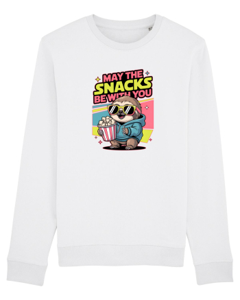 MAY THE SNACKS (not the Force) BE WITH YOU - Yoda Lenes & Popcorn White