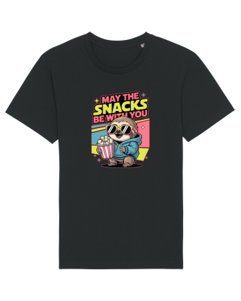 MAY THE SNACKS (not the Force) BE WITH YOU - Yoda Lenes & Popcorn Black