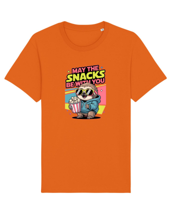 MAY THE SNACKS (not the Force) BE WITH YOU - Yoda Lenes & Popcorn Bright Orange