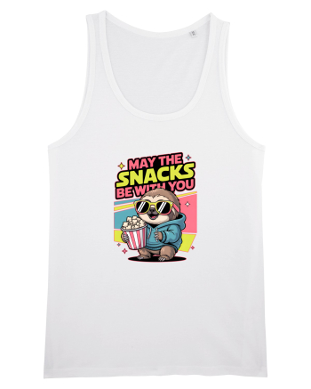 MAY THE SNACKS (not the Force) BE WITH YOU - Yoda Lenes & Popcorn White