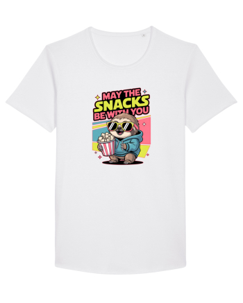 MAY THE SNACKS (not the Force) BE WITH YOU - Yoda Lenes & Popcorn White