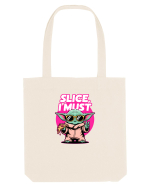 SLICE, I MUST- Yoda & Pizza Sacoșă textilă