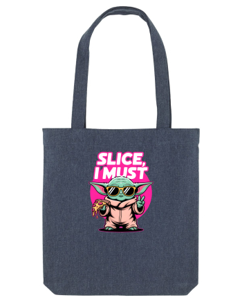 SLICE, I MUST- Yoda & Pizza Midnight Blue