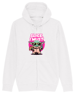 SLICE, I MUST- Yoda & Pizza Hanorac cu fermoar Unisex Connector