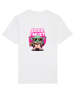 SLICE, I MUST- Yoda & Pizza Tricou mânecă scurtă Unisex Rocker