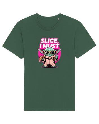 SLICE, I MUST- Yoda & Pizza Bottle Green