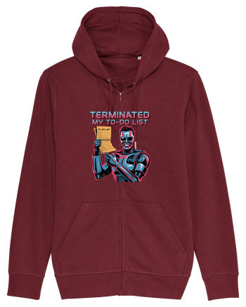 TERMINATED MY TO - DO LIST Burgundy
