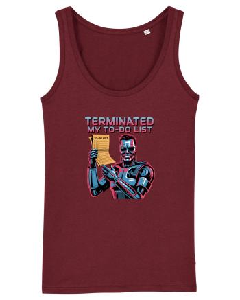TERMINATED MY TO - DO LIST Burgundy