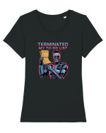 TERMINATED MY TO - DO LIST Tricou mânecă scurtă guler larg fitted Damă Expresser