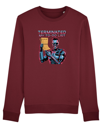 TERMINATED MY TO - DO LIST Burgundy