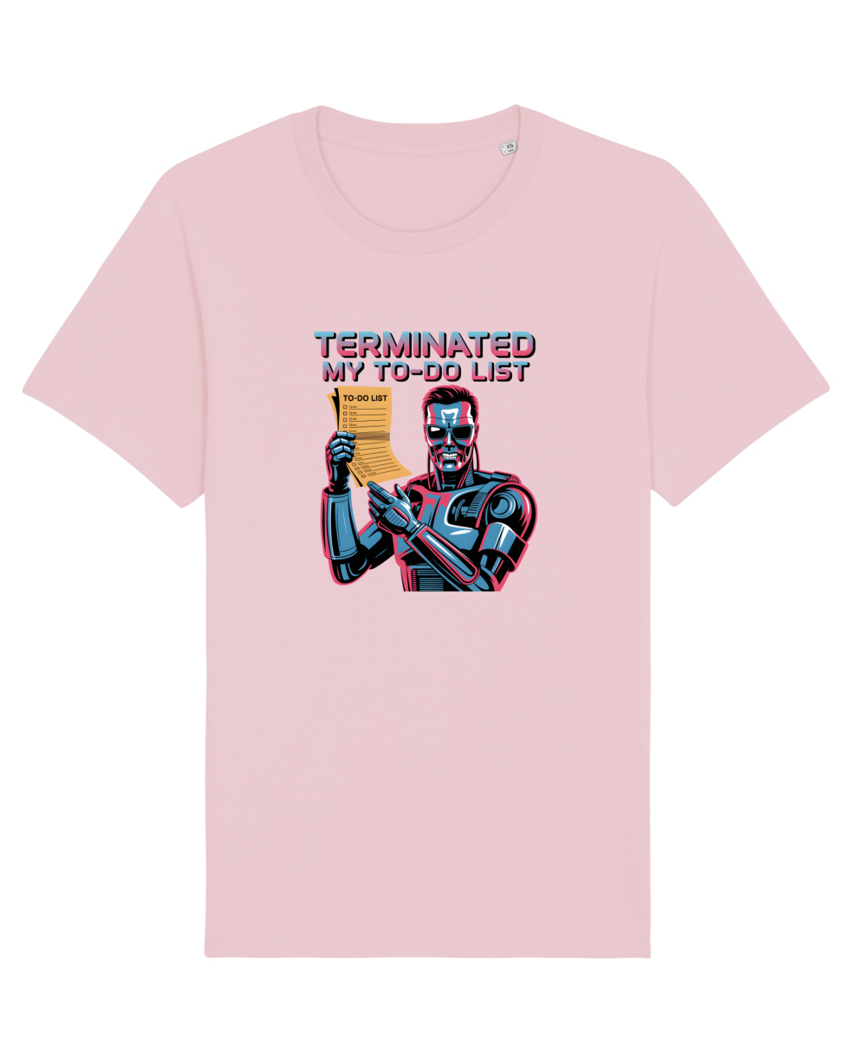 Tricou mânecă scurtă Unisex Rocker Cotton Pink