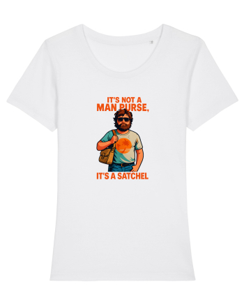 IT`S NOT A MAN PURSE, IT`S  A SATCHEL White