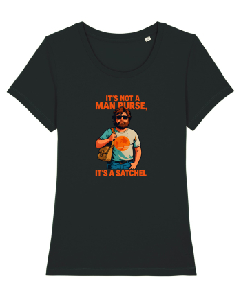 IT`S NOT A MAN PURSE, IT`S  A SATCHEL Black