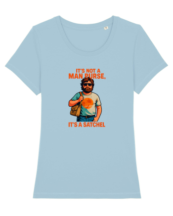 IT`S NOT A MAN PURSE, IT`S  A SATCHEL Sky Blue