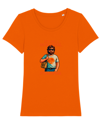IT`S NOT A MAN PURSE, IT`S  A SATCHEL Bright Orange