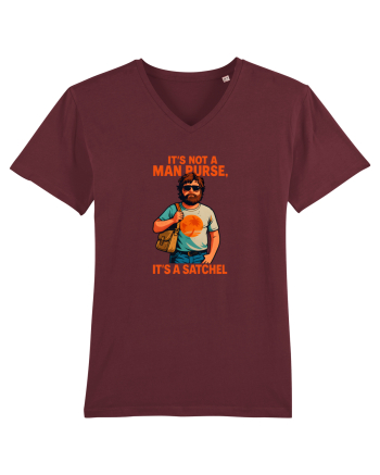 IT`S NOT A MAN PURSE, IT`S  A SATCHEL Burgundy