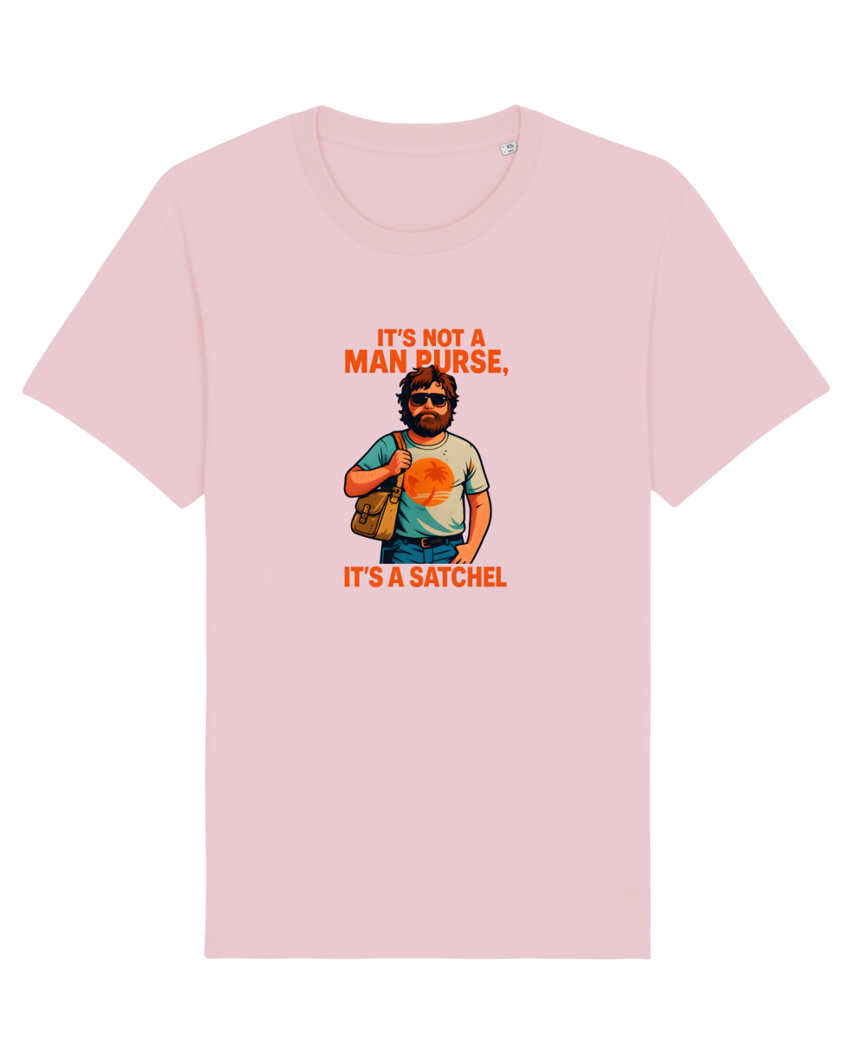Tricou mânecă scurtă Unisex Rocker Cotton Pink