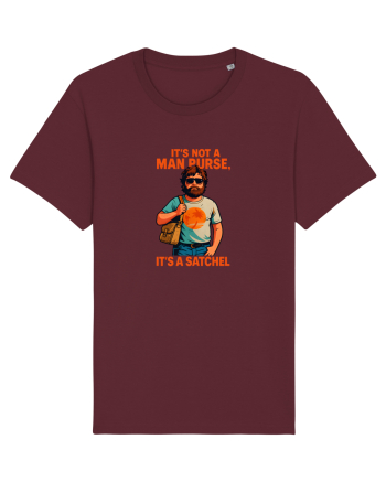 IT`S NOT A MAN PURSE, IT`S  A SATCHEL Burgundy