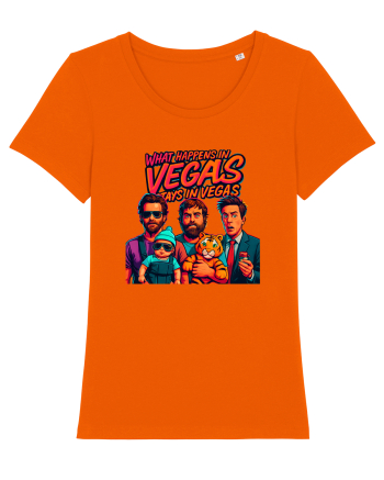 WHAT HAPPENS IN VEGAS - STAYS IN VEGAS Bright Orange