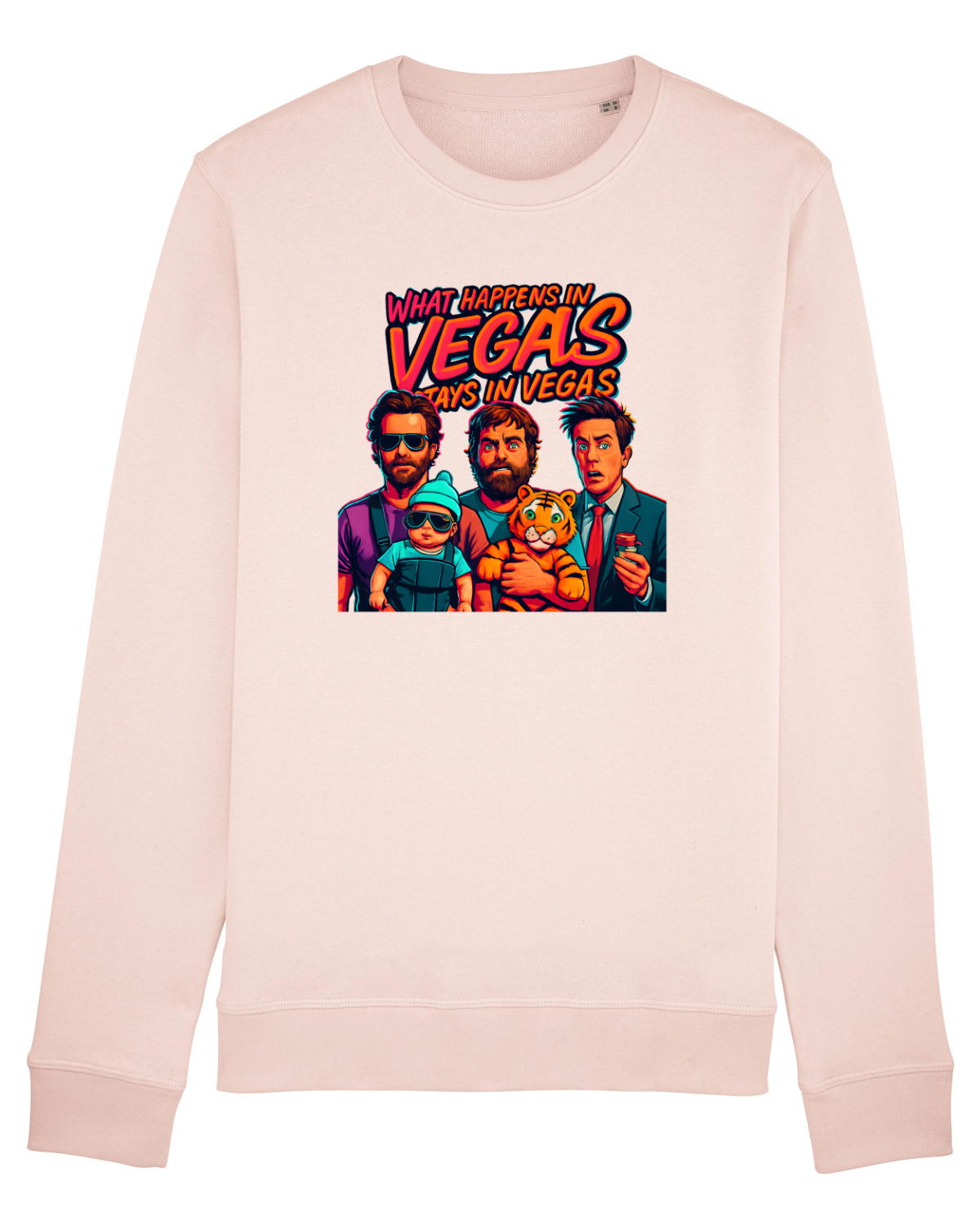 Bluză mânecă lungă Unisex Rise Candy Pink
