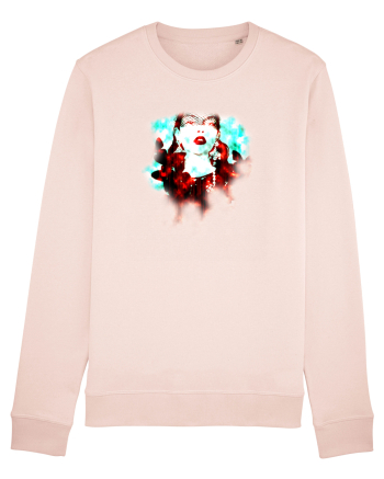 Gothic girl with butterflys on shoulders Candy Pink