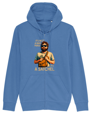 IT`S NOT A MAN PURSE, IT`S  A SATCHEL 2 Bright Blue