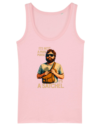 IT`S NOT A MAN PURSE, IT`S  A SATCHEL 2 Cotton Pink