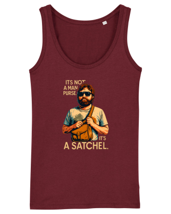 IT`S NOT A MAN PURSE, IT`S  A SATCHEL 2 Burgundy