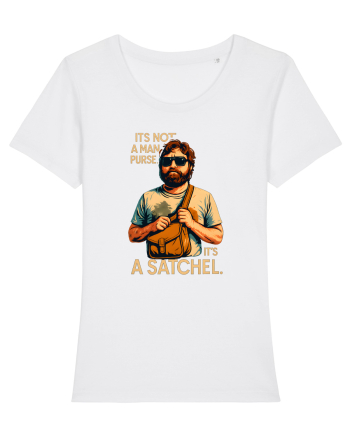 IT`S NOT A MAN PURSE, IT`S  A SATCHEL 2 White